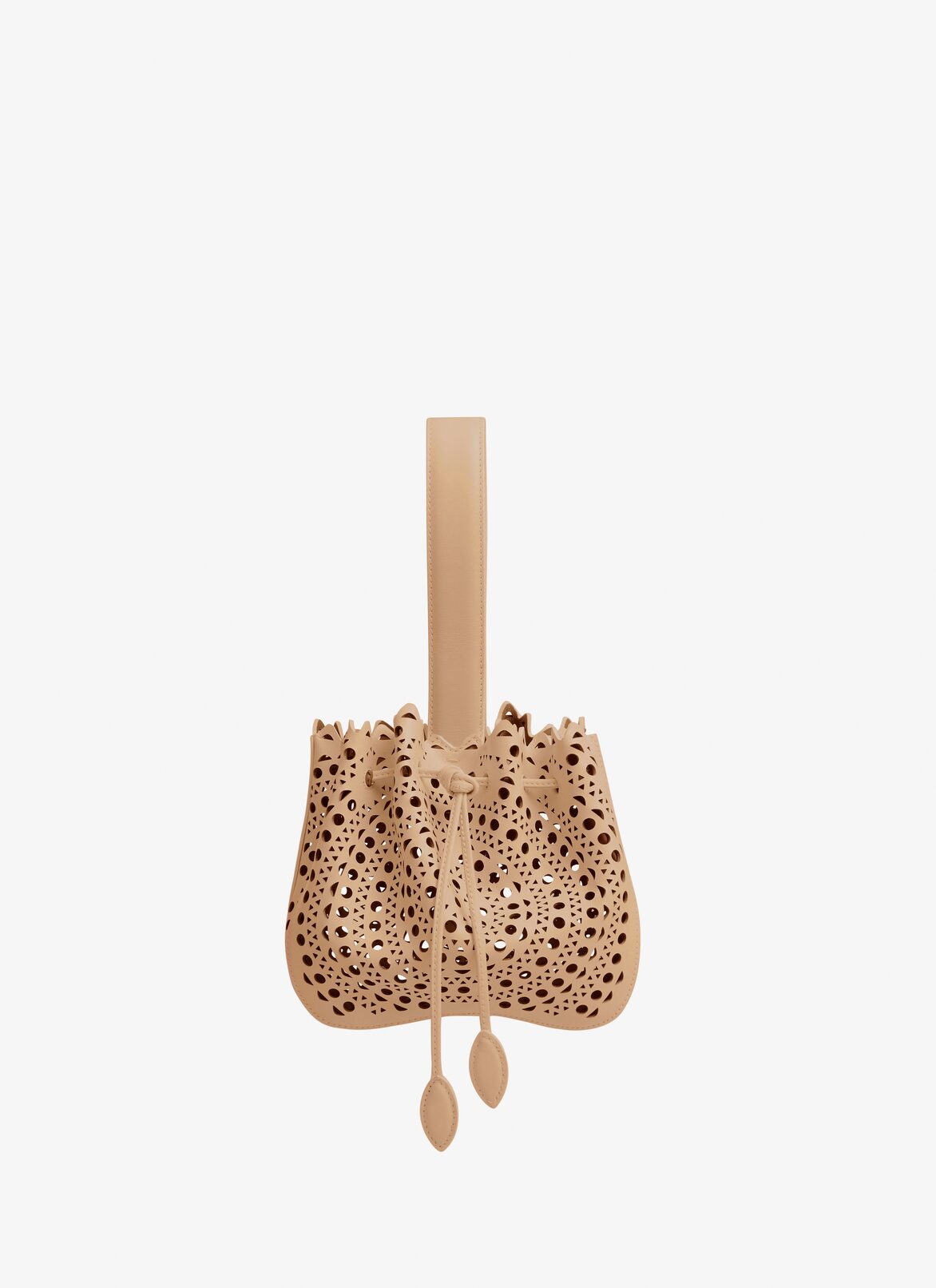 Sac Rose Marie en cuir Vienne ALAÏA SAC ROSE MARIE EN CUIR VIENNE BEIGE